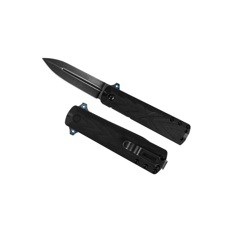 Kershaw Barstow Flipper, BlackWash Finish Blade, Black GRN Handle 7.6 cm, 3960