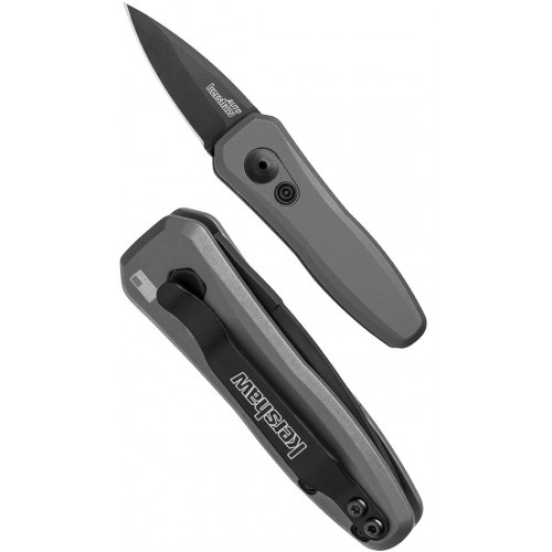 Kershaw Launch 4, DLC-Coated Crucible CPM® 154 Blade, Gray Aluminum Handles 4.8 cm, 7500GRY