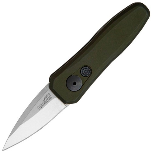 Kershaw Launch 4, OD Green Anodized Aluminum, Stonewashed Crucible CPM 154 Blade 4.8 cm, 7500OLSW