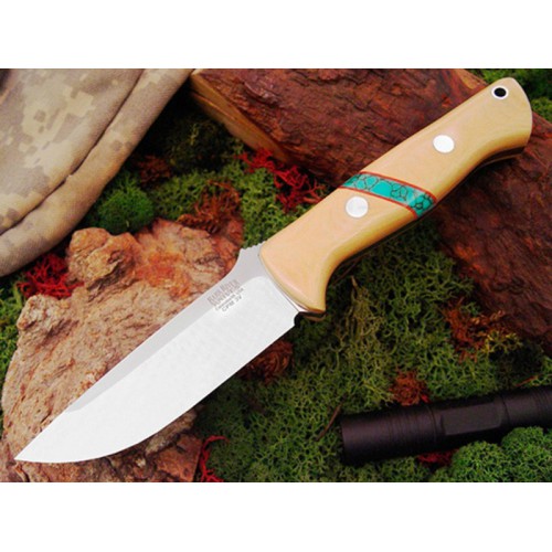 Bark River Bravo1 3VR Antique Ivory Web Turquoise Spacer
