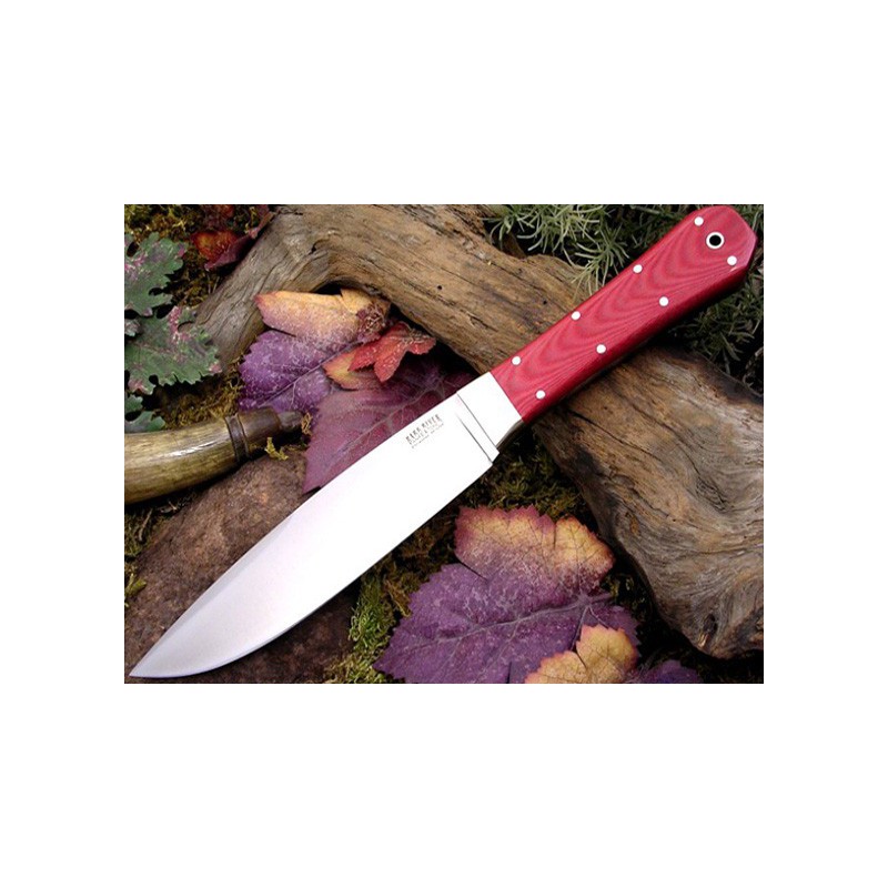 Bark River Rogue Red Linen Micarta