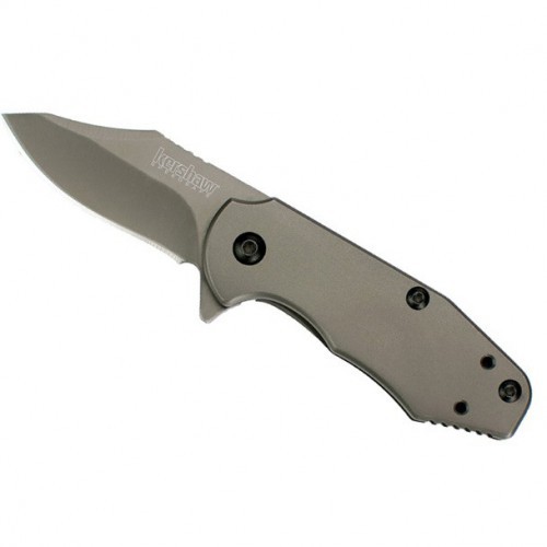 Kershaw Rick Hinderer Design "Ember" Flipper, TI Carbo-Nitride Coating 8Cr13MoV Bade and 410 Steel Handle 5.1 cm, 3560