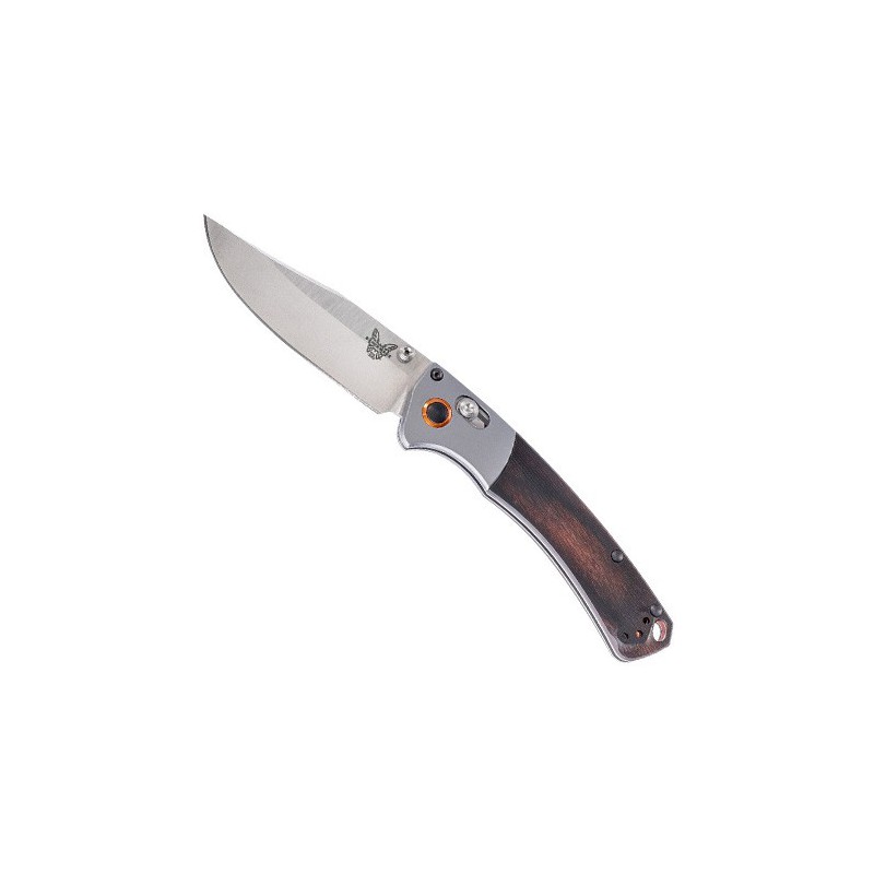 Benchmade Hunt Crooked River Mini, Satin Finish Crucible CPM S30V Blade, Contoured Dymondwood Scales 8.6 cm, 15085-2