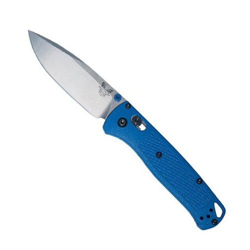 Benchmade Bugout, 2-Tone Finish Crucible CPM S30V Blade, Blue Grivory Handle 8.2 cm, 535