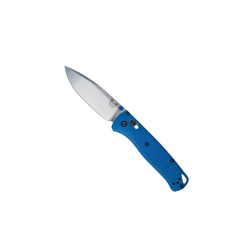 Benchmade Bugout, 2-Tone Finish Crucible CPM S30V Blade, Blue Grivory Handle 8.2 cm, 535