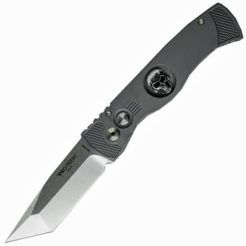 Pro-Tech TR1 Custom Bruce Shaw Skull (2-Tone Satin/Stonewash) 7.6 cm, TR-1 Grey Skull