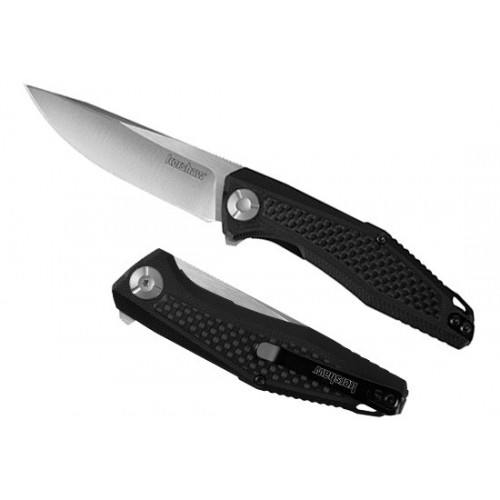 Kershaw Sinkevich's Design Atmos KVT Flipper, 8Cr13MoV , G-10 Handle & Carbon Fiber Inlays 7.6 cm, 4037