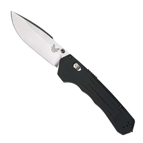 Benchmade Vallation, Satin Finish Crucible CPM S30V, Black Aluminum Handle 9.4 cm, 407