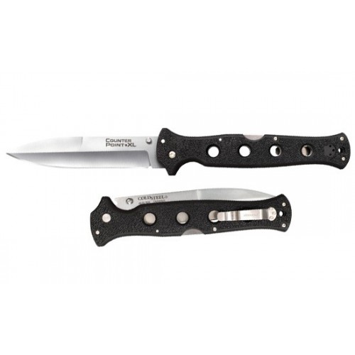 Cold Steel Counter Point XL, Satin Finish Aus 10A, Black Grivory Handle 15.2 cm, 10AA