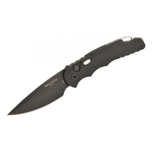 Pro-Tech TR-5 Auto, DLC-Coated Crucible CPM S35VN, Black Aluminum Handle 8.4 cm, T503