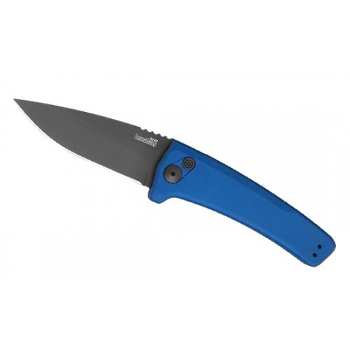 Kershaw Launch 3, Black DLC-Coated CPM 154 Blade, Blue Anodized Aluminum Handle 8.6 cm, 7300BLUBLK