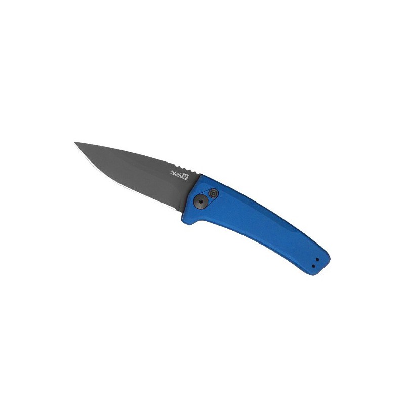 Kershaw Launch 3, Black DLC-Coated CPM 154 Blade, Blue Anodized Aluminum Handle 8.6 cm, 7300BLUBLK