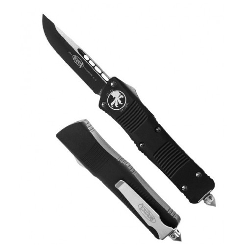 Microtech Microtech Troodon, 2-Tone Finish M390 Blade, Black Handle 7.6 cm, 139-1