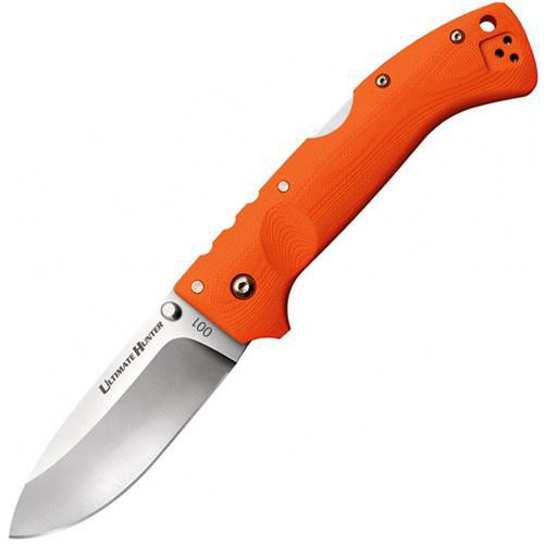 Cold Steel Ultimate Hunter, Satin CPM S35VN Blade, Blaze Orange G-10 Handle 8.89 cm, 30URY