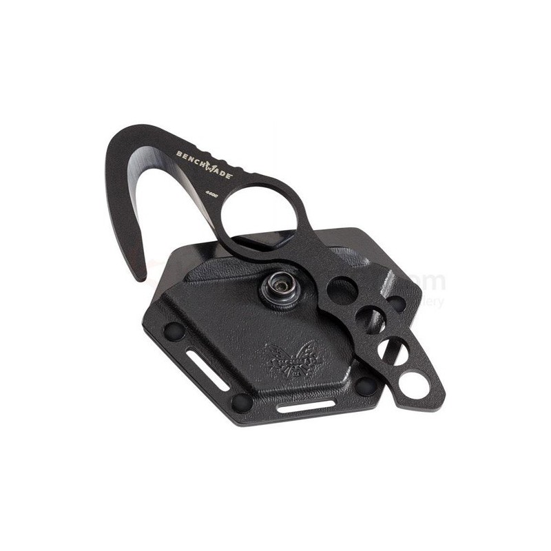 Benchmade Model 10 Rescue Hook Strap Safety Cutte, Boltaron Sheath 2.5 cm, 10BLK