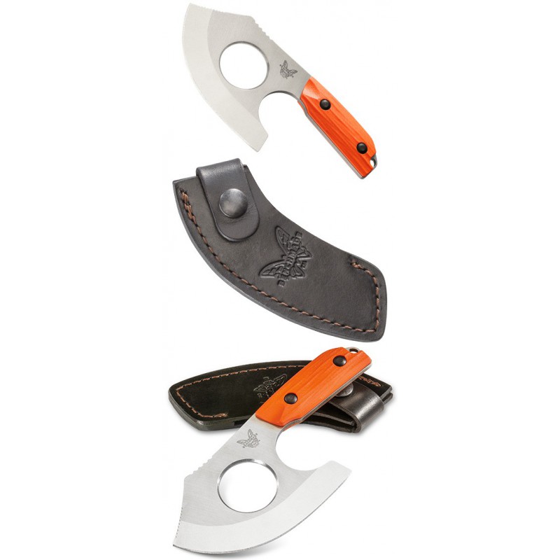 Benchmade Hunt Nestucca Cleaver, Orange G10 Handles 11.2 cm, 15100-1