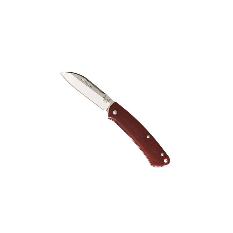 Benchmade Proper, Red G-10 Handle, Satin Finish Crucible CPM S30V Blade 7.3 cm, 319-1