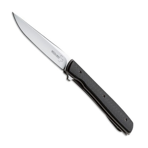 Boker Urban Trapper, Slim Titanium IKBS Flipper, Carbon Fiber Inlays 8.7 cm, 01BO733