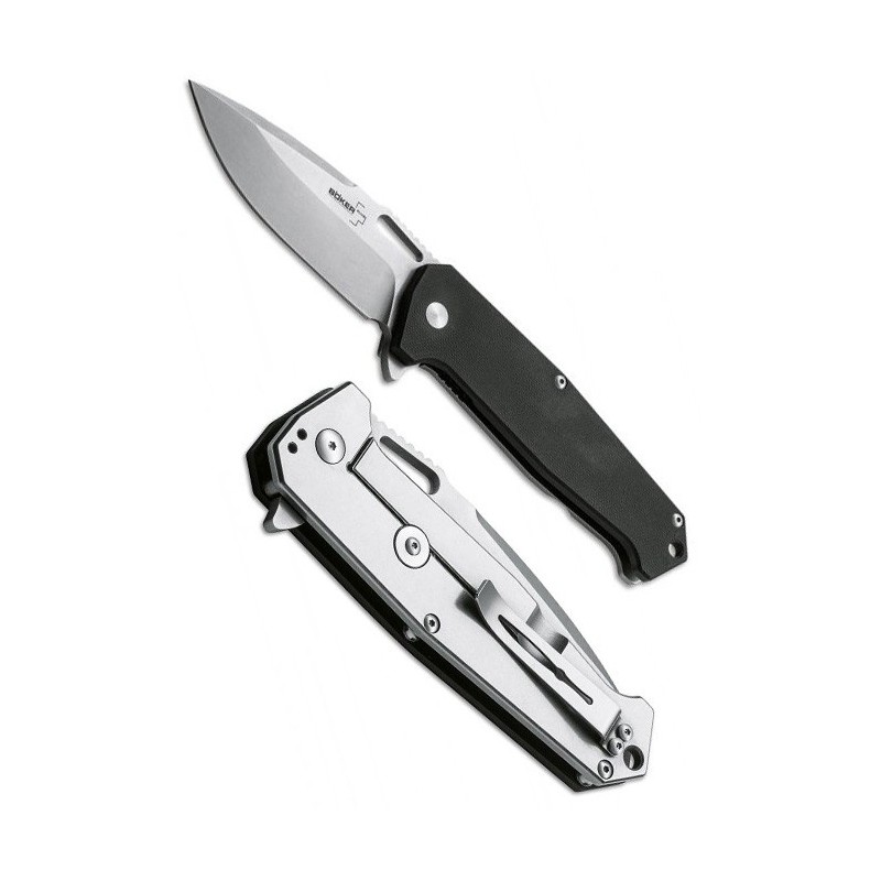 Boker Jim Burke design Hitman Flipper, Black G-10 Handle, D2 Tool Steel 9.2 cm, 01BO776