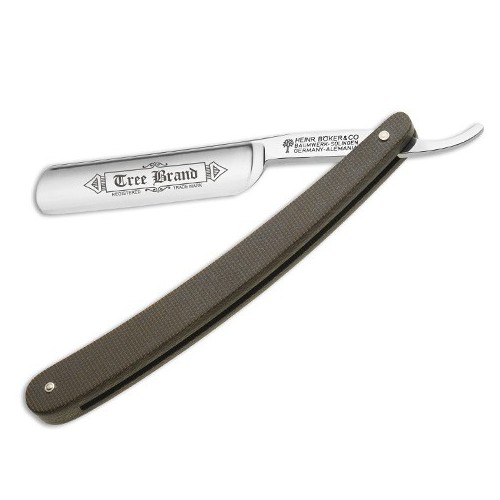 Boker Tree Brand Green Canvas Micarta (Carbon Steel), 140532