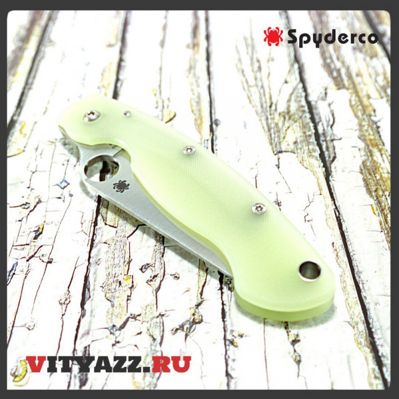 Spyderco M4 Military Knife Natural G-10 CPM-M4 Exclusive